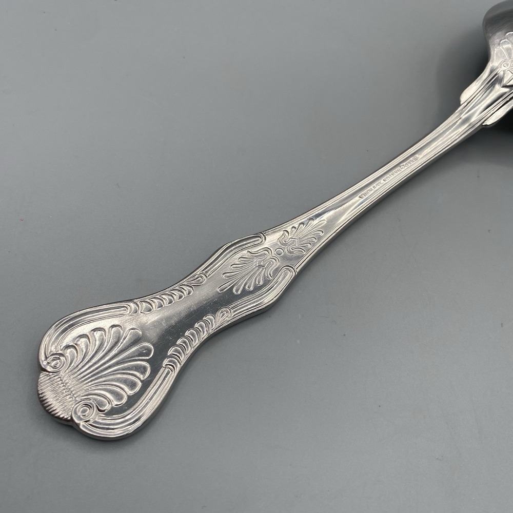 Reed & Barton KINGS Stainless Korea‎ 18/8 Solid Serving Spoon Utensil Tablespoon - Picture 6 of 7